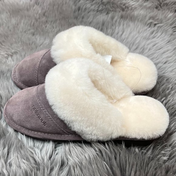 Nuknuuk | Women's Leather Slippers | Dusty Mauve | Various Sizes - Picture 3 of 7